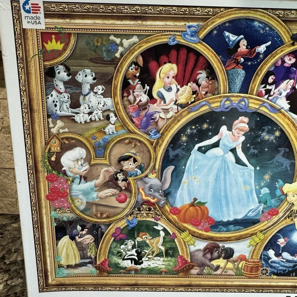 Disney Classics Collage Jigsaw Puzzle‎ 1500 Piece Dreams Collection 32x24